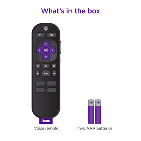Roku TV volume control view, showing simple input switching with the remote