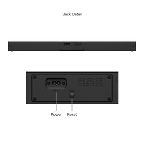 Roku TV Wireless Soundbar automatically reduces loud commercials for comfortable viewing.