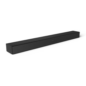 Roku TV Wireless Soundbar below-TV setup for immersive sound.