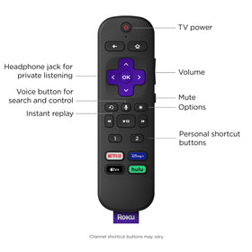 Roku Ultra 4K Dolby Vision enhances color and detail for vivid viewing.