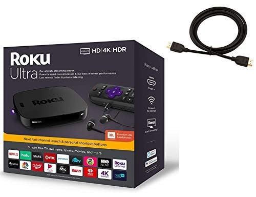Roku Ultra back panel showing Ethernet and USB ports for flexible connections