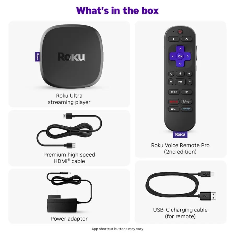 Roku Ultra delivers Dolby Vision and HDR10+ for vivid imagery.