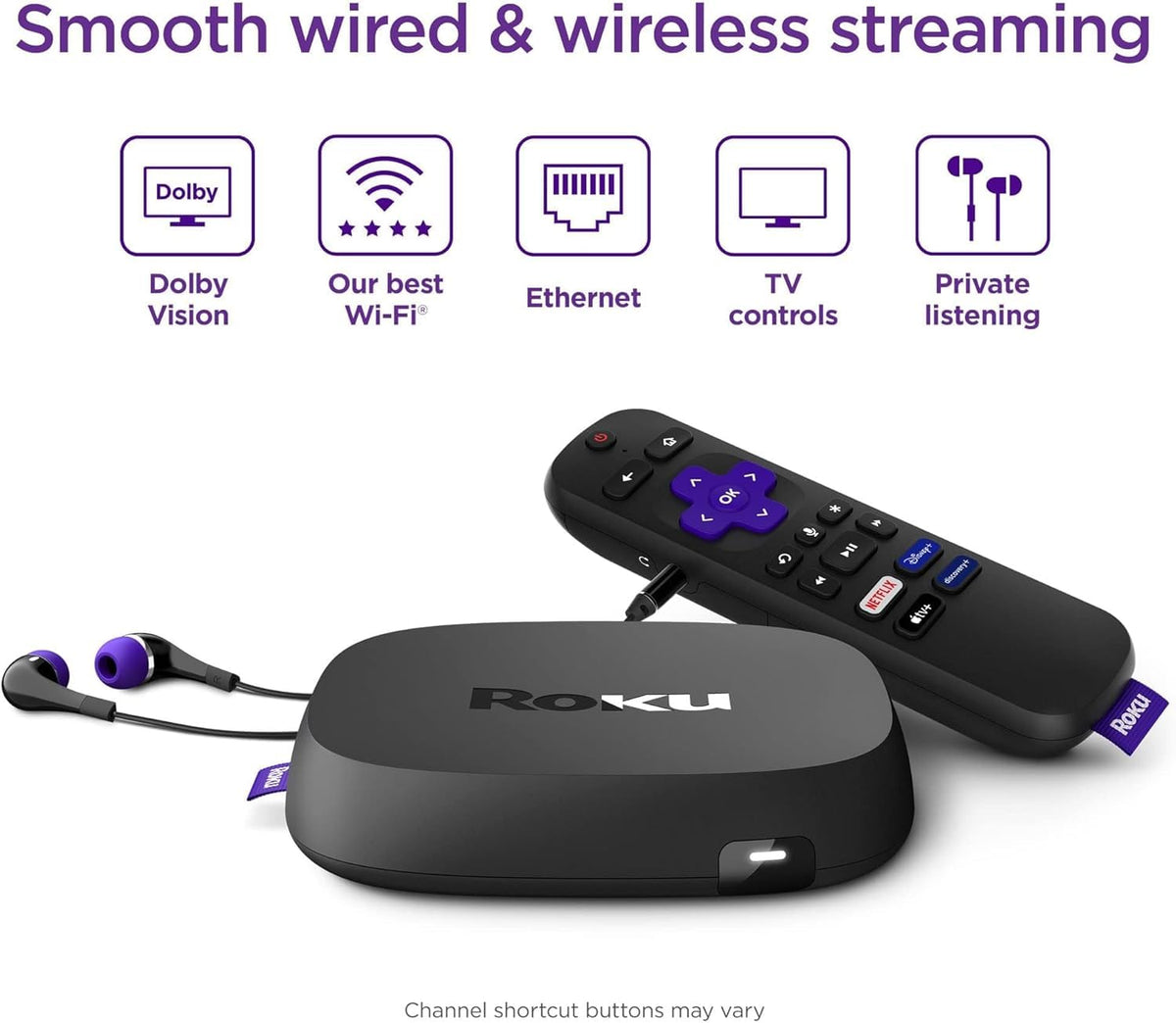 Roku Ultra LT Dolby Vision 4K quality enhances color and detail