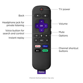 Roku Ultra LT HDMI cable included for quick, reliable TV connection