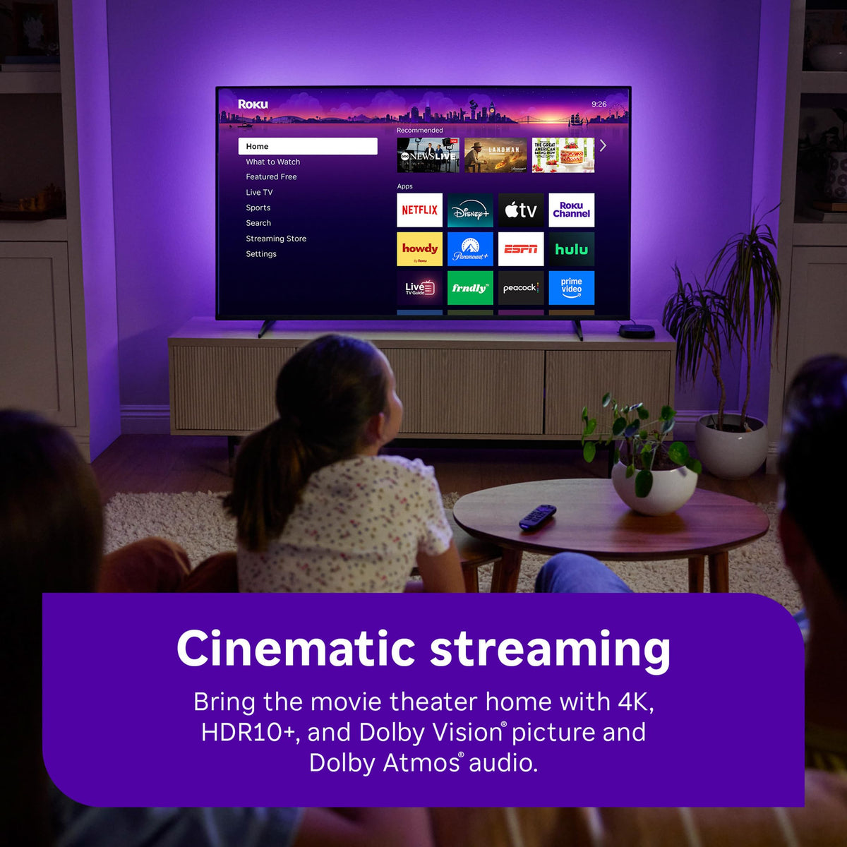 Hands-free Hey Roku voice control from across the room