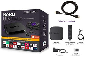 Roku Ultra enhanced voice remote with shortcut buttons for quick search