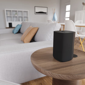 Roku Wireless Speakers in action delivering cinematic sound.
