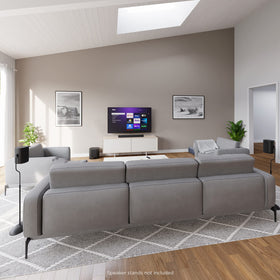 Roku Wireless Speakers Night Mode reduces loudness for late viewing