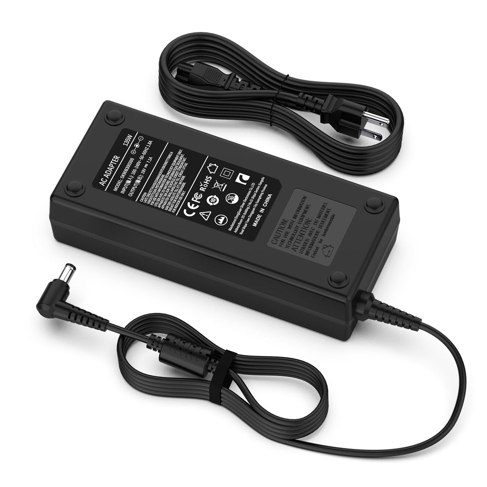 ROLADA 135W charger front view powering Acer Nitro laptops efficiently