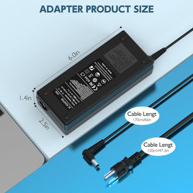 ROLADA 135W charger side view showing compact profile for Acer Nitro