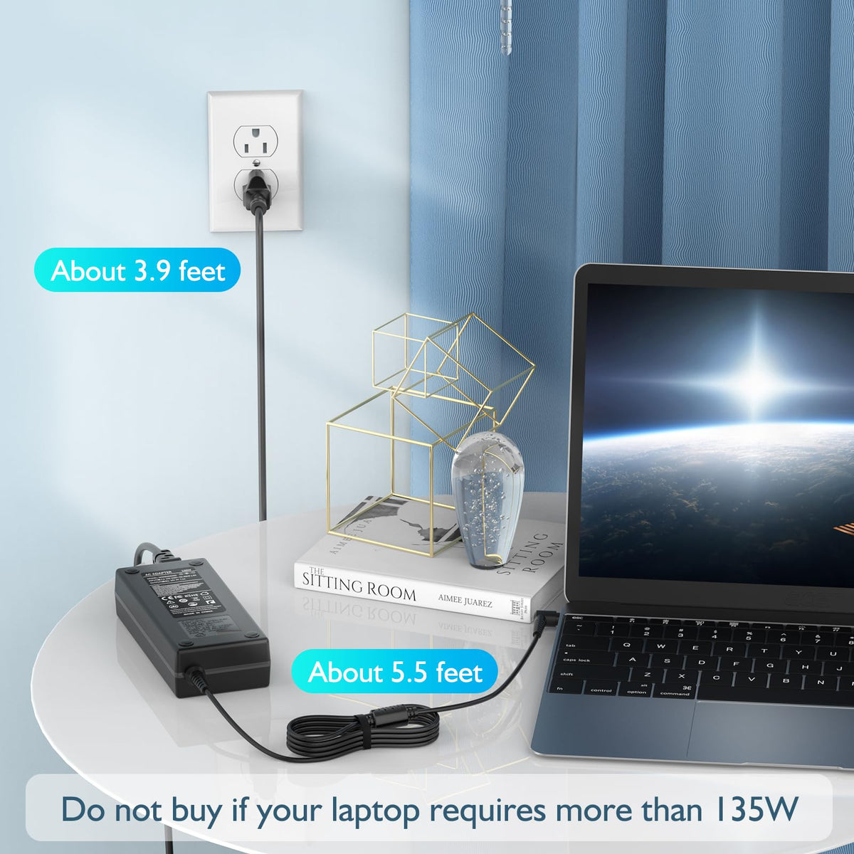 ROLADA 135W charger models compatibility highlighting Acer Nitro series support