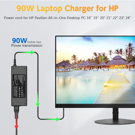 ROLADA 19V 4.74A output detail for strong HP desktop performance.