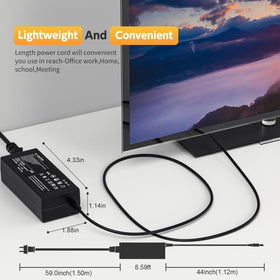 Easy plug-and-play setup with Rolada power cord for Acer monitors.