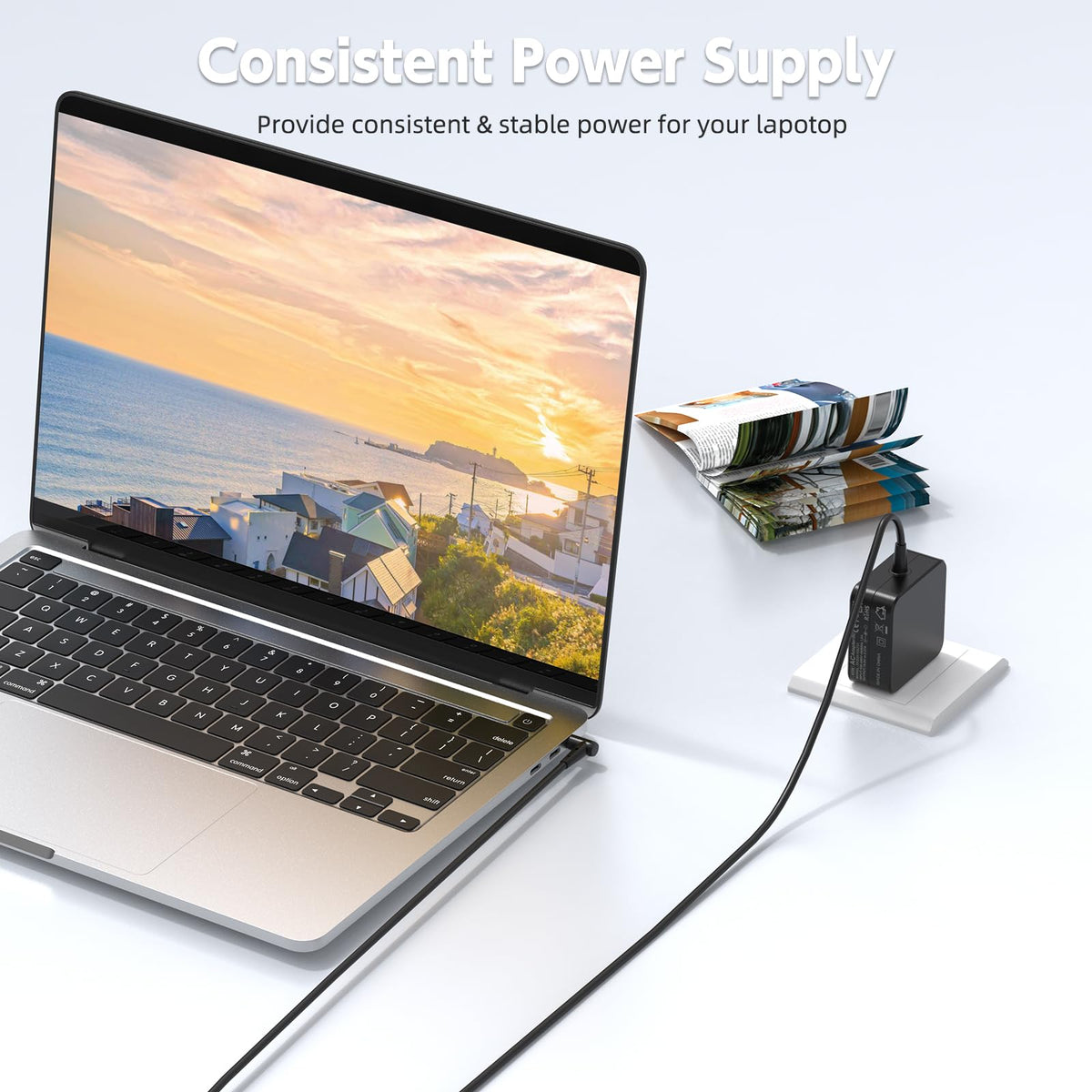 ROLADA 45W charger for Asus F512JA with 4mm tip powers mobility.