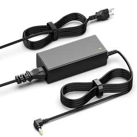 ROLADA 65W laptop charger front view powering Toshiba Satellite reliably