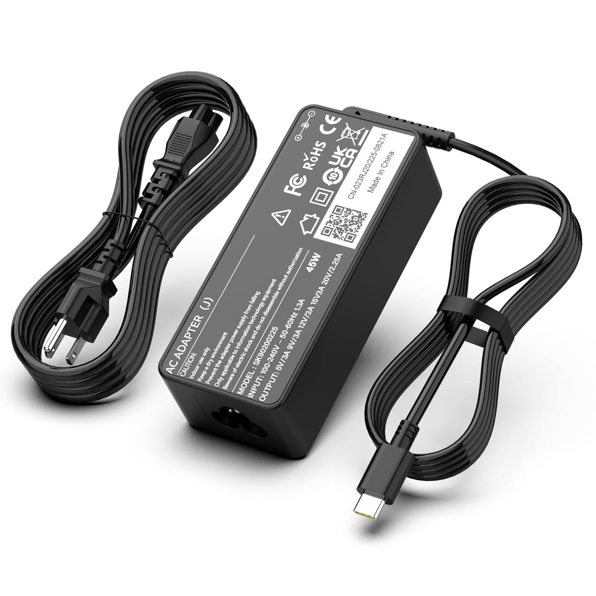 ROLADA adapter front view showing compact design and brand safety