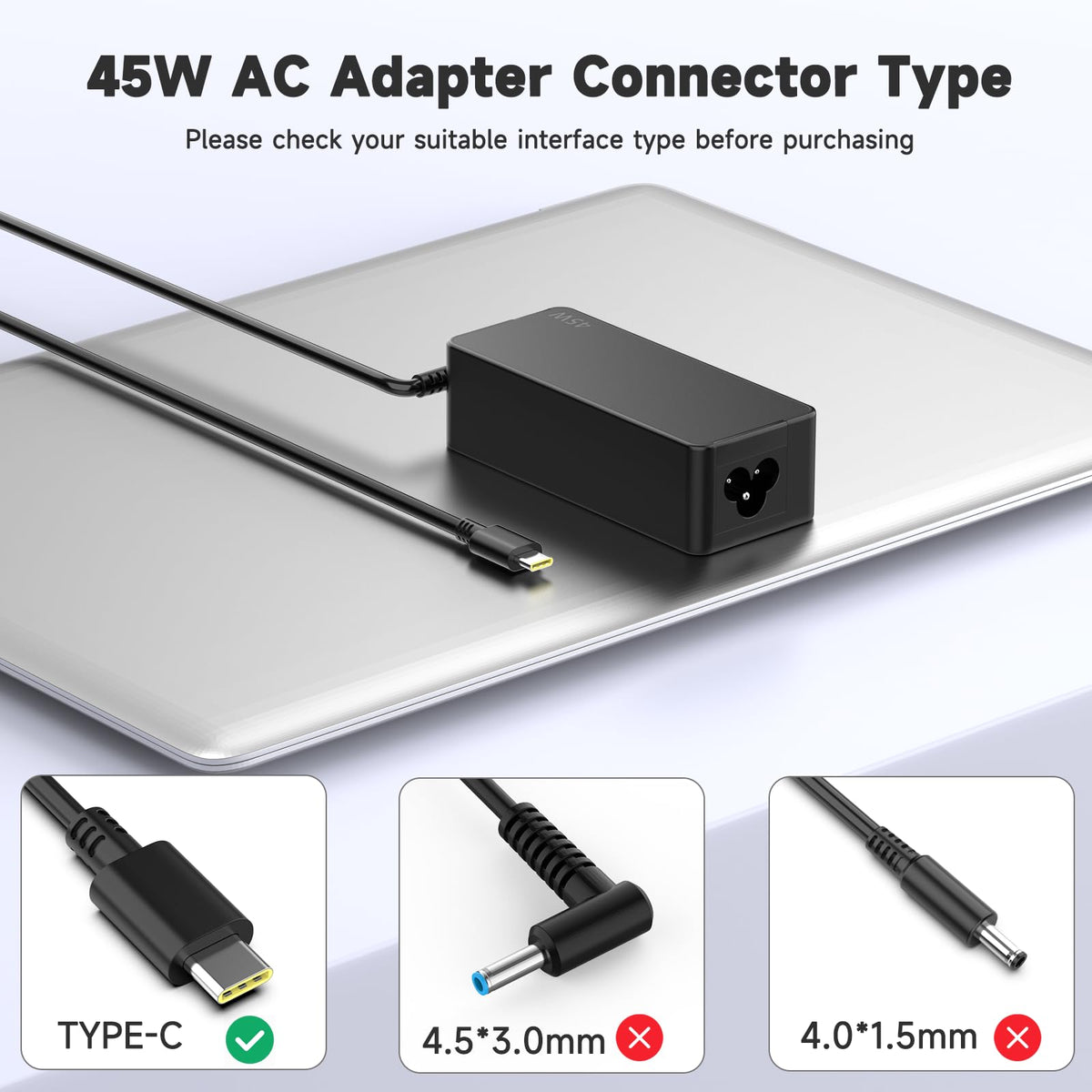 ROLADA adapter plugged into Chromebook demonstrating fast charging