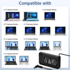 ROLADA charger compatible with HP 17-series laptops for versatile daily use.