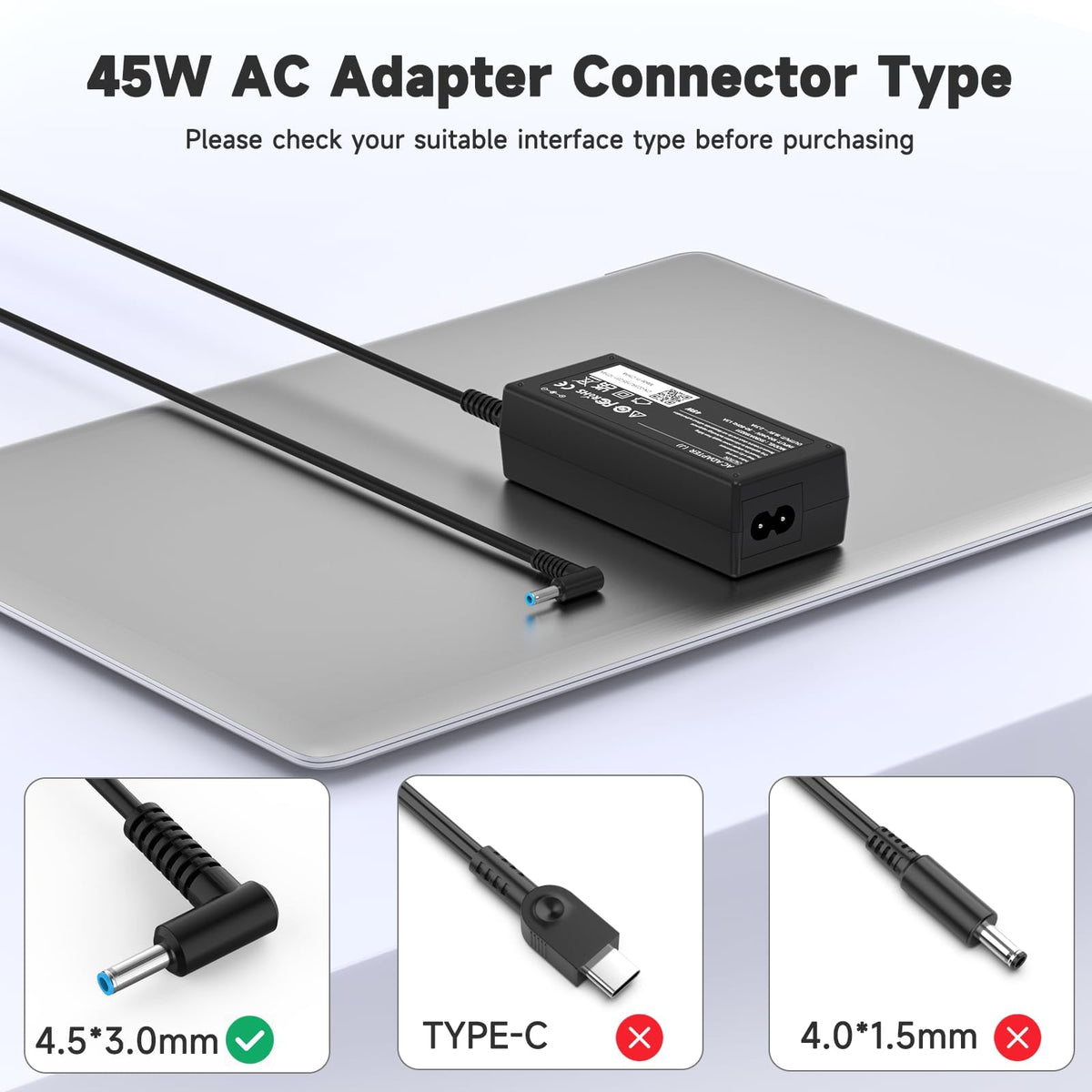 ROLADA adapter with cable laid out to show length and travel convenience