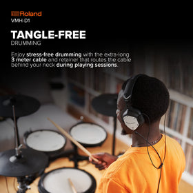 Roland VMH-D1 detachable cables enable tangle-free setup