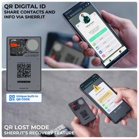 Rolling Square AirCard Pro Dual on wireless charger, shows simple wireless recharging convenience