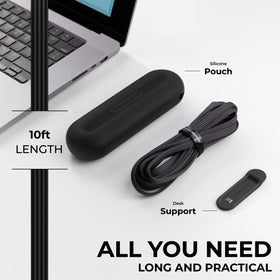Rolling Square inCharge XL adapters sliding detail, demonstrating easy reconfiguration advantage