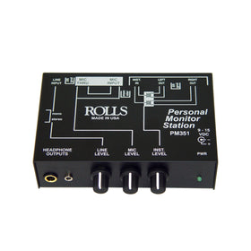 rolls pm351 front panel view showing controls and clear labeling for quick adjustments