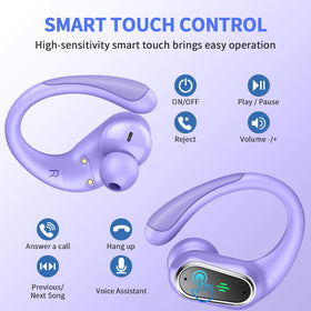 Rolosar earbuds in hand for size comparison and portable charging convenience