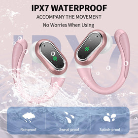 Rolosar earbuds ideal for workouts and running with secure fit and water resistance.