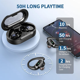 Rolosar charging case with transparent LED battery indicator.