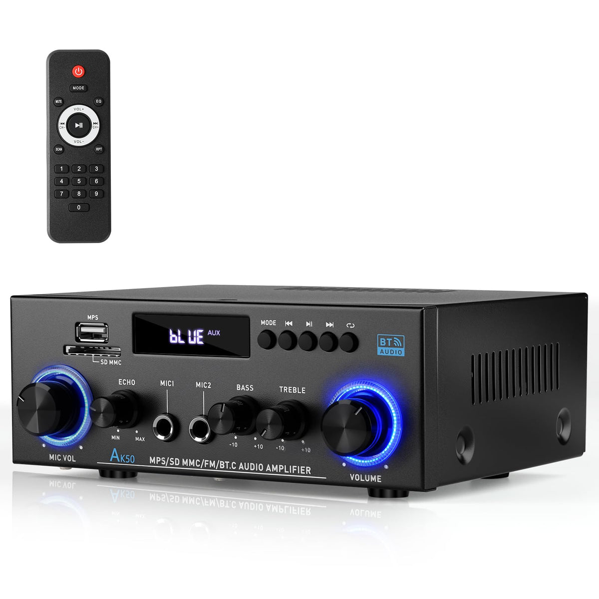 Romicta AK50 front panel showing controls and display for easy operation