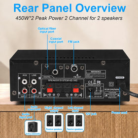 Romicta remote and control knobs enabling convenient tone adjustments
