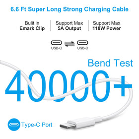 ROMITAKE 6.5ft USB-C cable included for flexible daily charging.