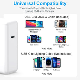 ROMITAKE 118W charger foldable plug design for easy packing.