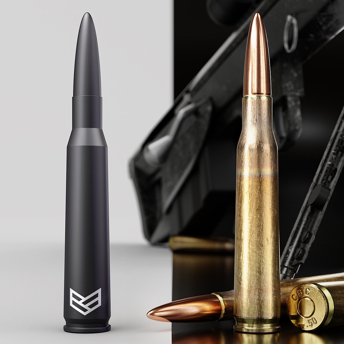 Ronin Factory product packaging and label showing included one-piece antenna and brand