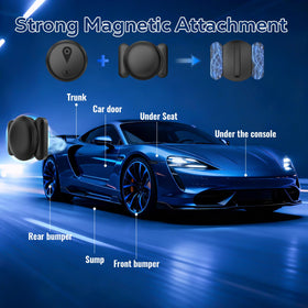 Ronixe GPS Tracker real-time tracking displayed on iPhone Find My map
