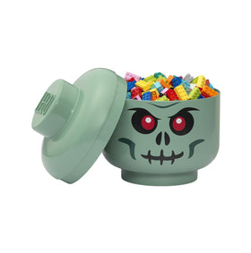 Room Copenhagen LEGO storage head lid detail highlights snug fit and dust protection