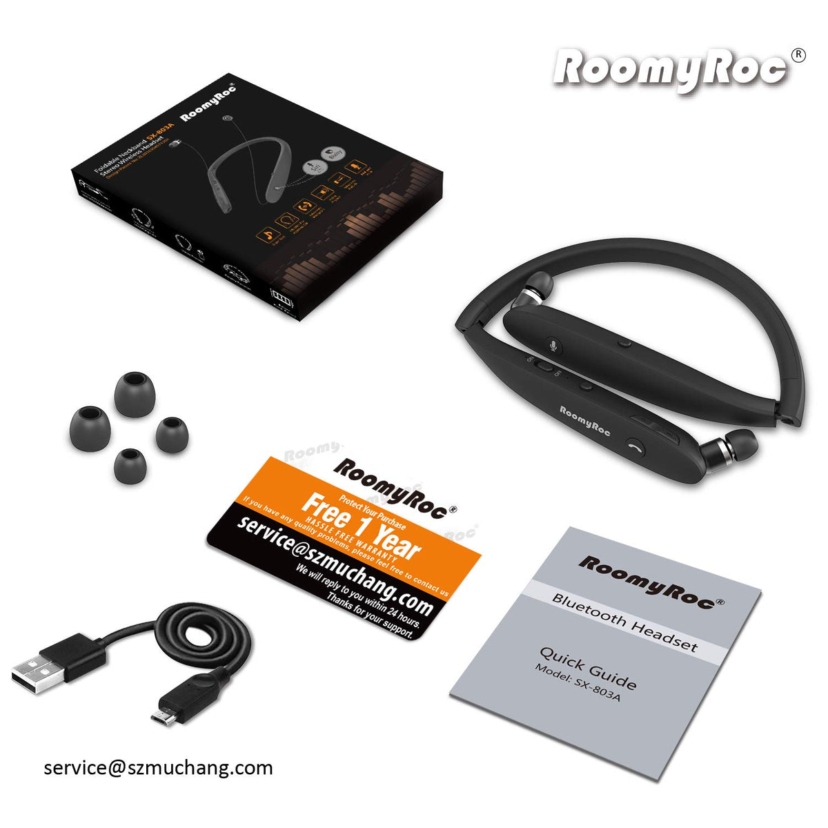 RoomyRoc next to smartphone showing scale and compatibility for on‑the‑go use