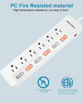 ROOTOMA UL-approved 15A extension cord designed for high-wattage appliances.