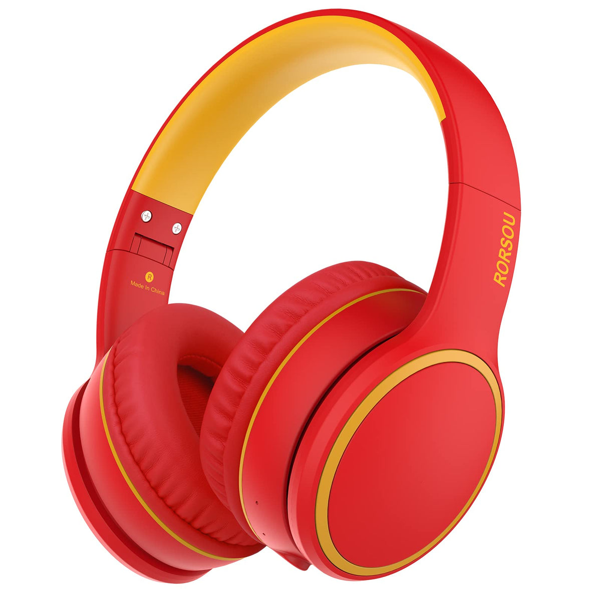 RORSOU B10 headphones folded for compact travel and storage