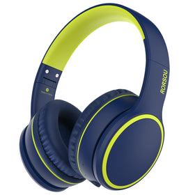 RORSOU B10 blue over-ear headphones for immersive listening on the move.