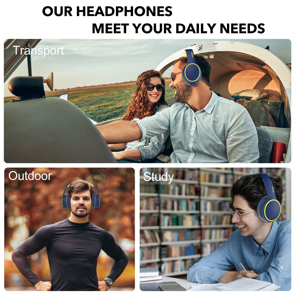 Includes 3.5mm cable for wired listening when needed.