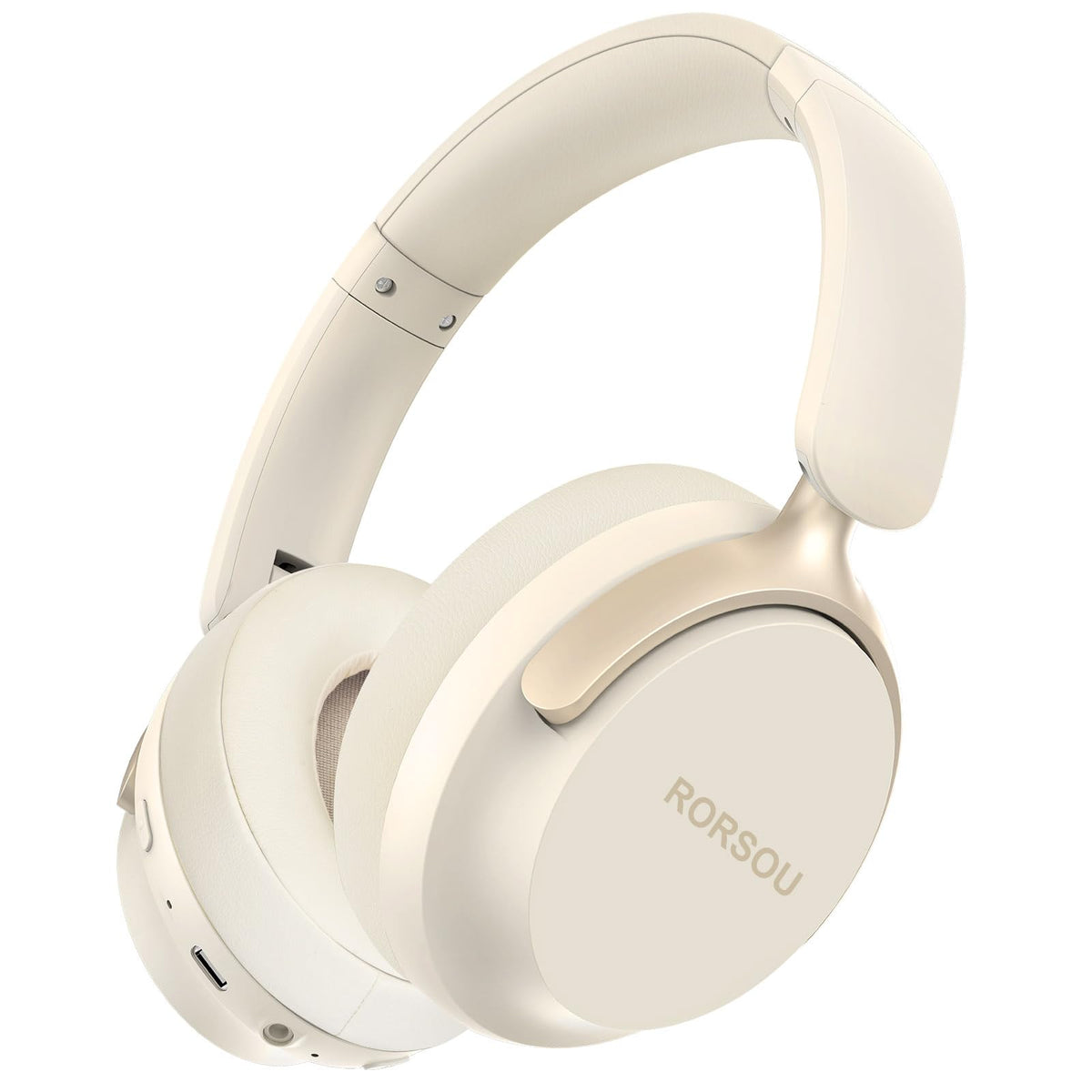 RORSOU B8 over-ear headphones in folded design, ideal for compact travel
