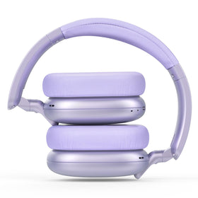 RORSOU C6 earcup close-up showing soft protein leather, superior comfort