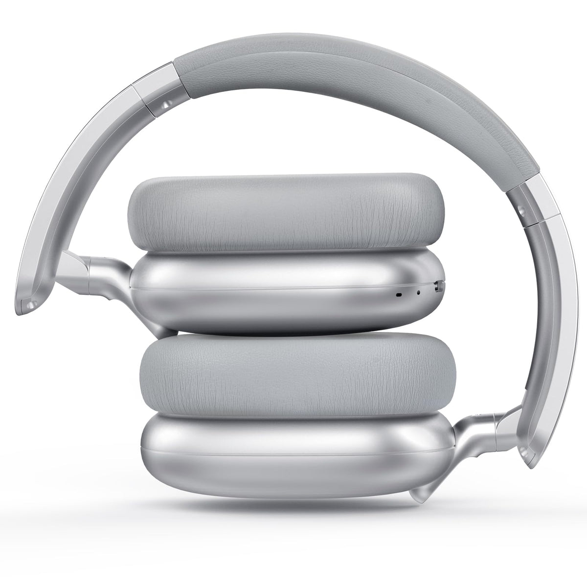 RORSOU C6 protein leather earcup close-up highlighting soft padding for long-wear comfort