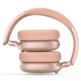 RORSOU C6 earcup close-up showing soft protein leather, demonstrating long-wear comfort