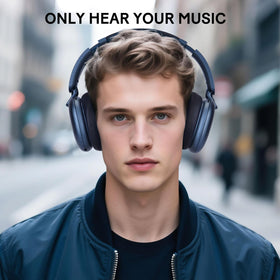 RORSOU C6 worn on commute showing ANC reduces noise for focused listening