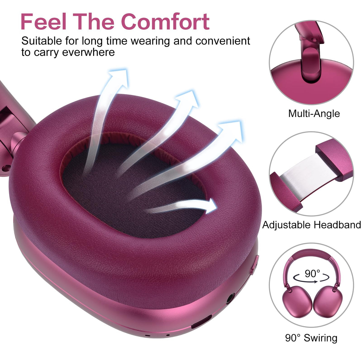 RORSOU C6 worn by commuter reducing background noise benefit
