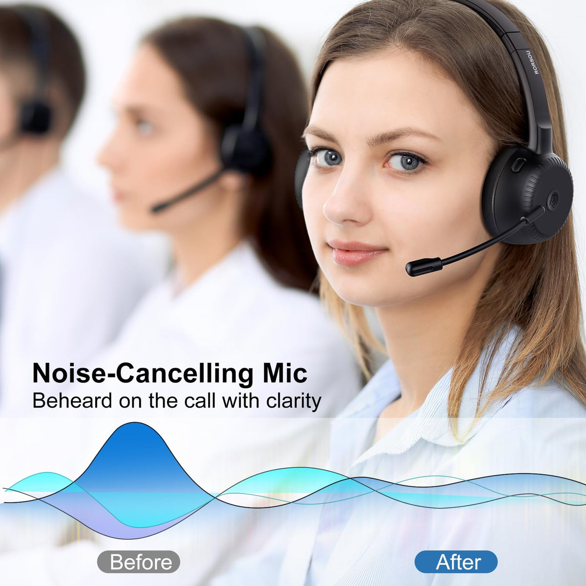 RORSOU K3 mute button for quick, easy call control