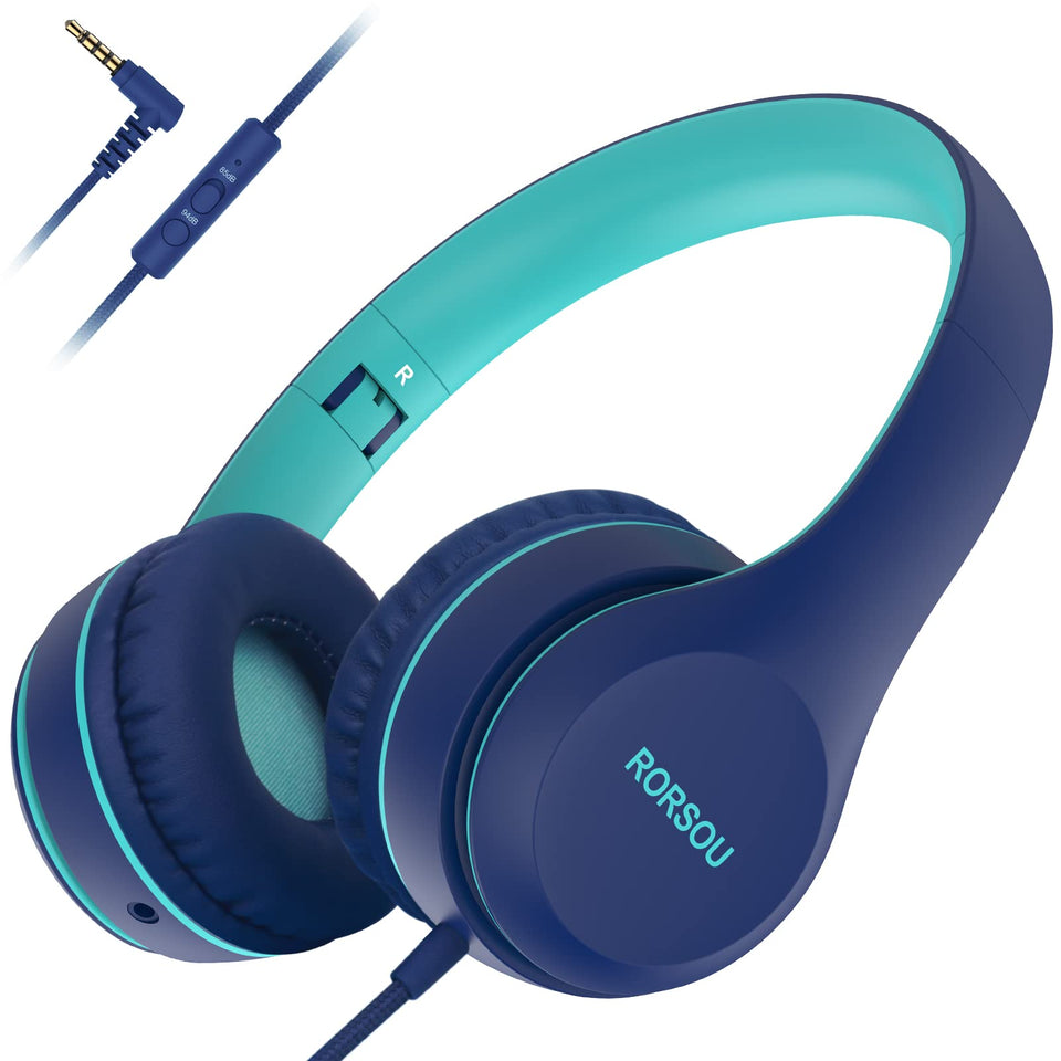 RORSOU K5 front view showing on-ear cups and safe design benefit